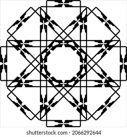 Modern-Contemporary Ornamental Decoration for Interior, Exterior, Carpet, Textile, Garment, Cloth, Silk, Tile, Plastic, Paper, Wrapping, Wallpaper, Pillow, Sofa, Background, Ect. Vector Illustration