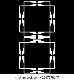 Modern-Contemporary Ornamental Decoration for Interior, Exterior, Carpet, Textile, Garment, Cloth, Silk, Tile, Plastic, Paper, Wrapping, Wallpaper, Pillow, Sofa, Background, Ect. Vector Illustration