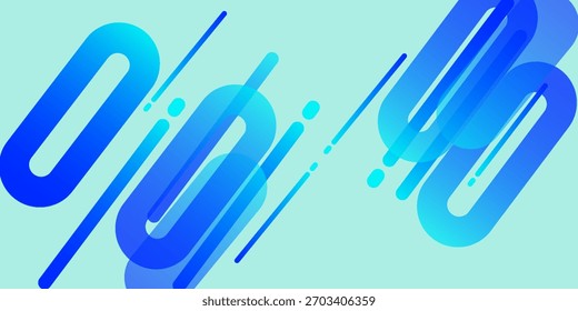 modern.Dynamic Blue Abstract Design With Diagonal Lines And Circles .Light Blue, Green vector blurred background. Colorful illustration in abstract style with gradient.