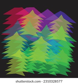 modernist abstract decorative illustration background