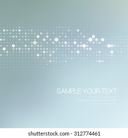 Modernistic Abstract Dot Tech Background. Vector Illustration EPS 10