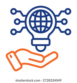 Modernisierung Symbol Farbe Vektorgrafik