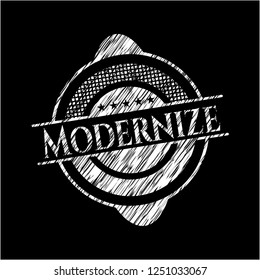 Modernize chalk emblem