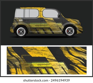 Modern-style car wrap Livery design