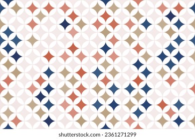 Modern-style Randomly Accented Cloisonne enamel Pattern - Seamless Pattern