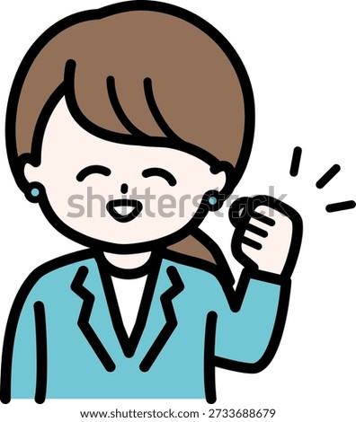 Modern-style woman apologizing for SaaS or cloud tool errors. IT company customer support material.
