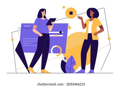 Modernt flat style outline vector illustration on the subject of media, technologies, communication. Editable stroke.