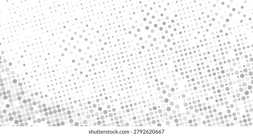 ModernTransparent Vector Gradient Blue Color Halftone Staggered Dots Background design