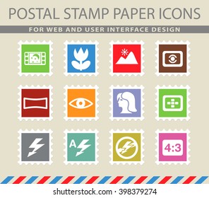 Modes of Photo  simply symbols for web and user interface