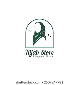 Modest Hijab Logo Design Concept