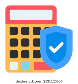 Modifiable icon of secure calculator

