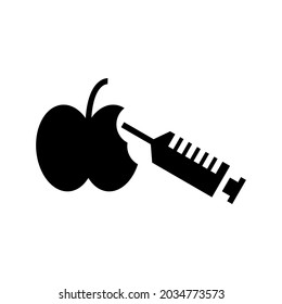 modified apple icon or logo isolated sign symbol vector illustration - high quality black style vector icons
