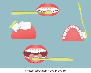 Modified Bass tooth brushing technique