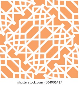 modified geometric oriental lattice pattern seamless vector background tile
