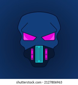 The modified head resembles a cyberpunk robot, and has the goal of creating world peace.