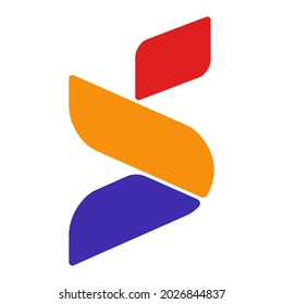 modified logo design of the letter S