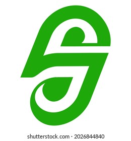 diseño del logotipo modificado de la letra S