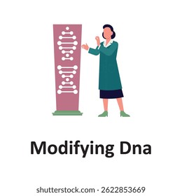 Modifying dna Vector illustration which can easily modify or edit which can easily modify or edit

