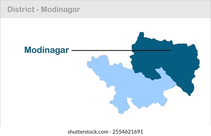 Modinagar sub-district map, Ghaziabad District,Uttar Pradesh State, Republic of India, Government of  Uttar Pradesh, Indian territory, Eastern India, politics, village, tourism