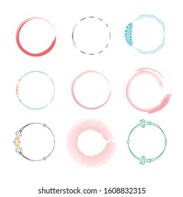 Modorn vector highlighter brush circles
