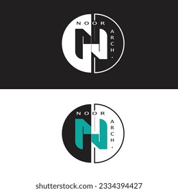 el impresionante logo e identidad de la arquitectura moderna 
