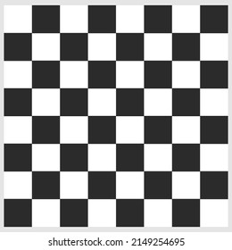 Modren Chess Game Board Black and White