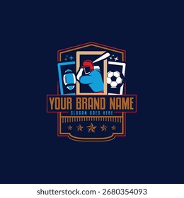 Modernes und klassisches Logo-Design für Online-Wetten, Sportwetten, Wetten und mehr.