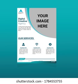 Modren Corporate Flyer Template Design.