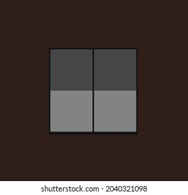 modular electrical switch brown and gray color vector illustration