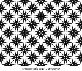 modular flower pattern vector design. Set 4