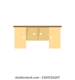 Modular interior icon flat vector. Room design. Modern cook isolated