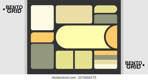 Modular shapes and bento grid	