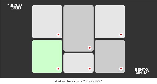 Modular shapes and bento grid