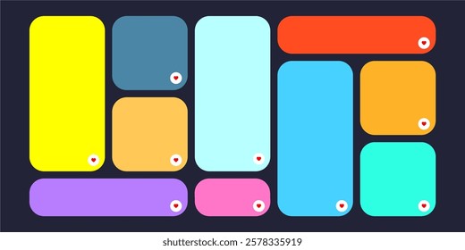 Modular shapes and bento grid