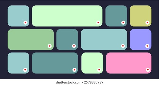 Modular shapes and bento grid