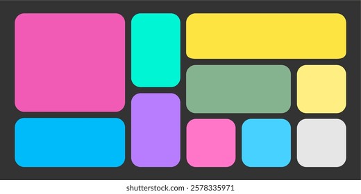 Modular shapes and bento grid