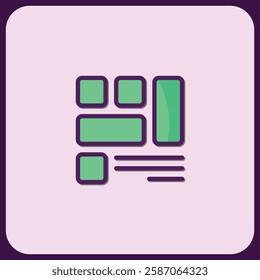 Modular UI Element Design: Abstract Geometric Icon Set