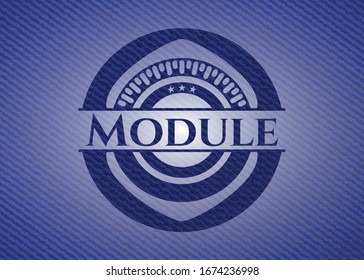 Module jean background. Vector Illustration. Detailed.
