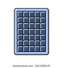 module solar panel color icon vector. module solar panel sign. isolated symbol illustration