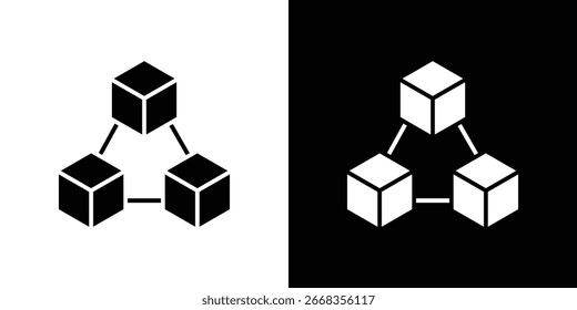 Modules icon. graphic design vector symbols pack