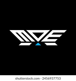 MOE letter logo vector design, MOE simple and modern logo. MOE luxurious alphabet design  