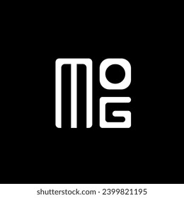 MOG letter logo vector design, MOG simple and modern logo. MOG luxurious alphabet design  