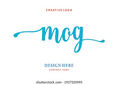 MOG lettering logo is simple, easy to understand and authoritative