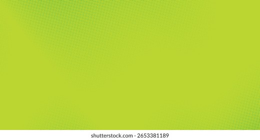 Textura de gradiente de patrón de color verde semitono de puntos simples modernos con tecnología de fondo digital