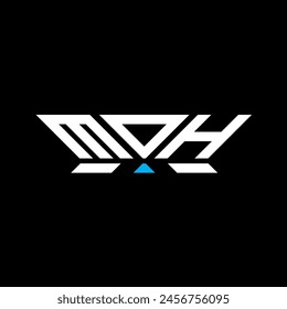 MOH letter logo vector design, MOH simple and modern logo. MOH luxurious alphabet design  