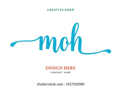 MOH lettering logo is simple, easy to understand and authoritative