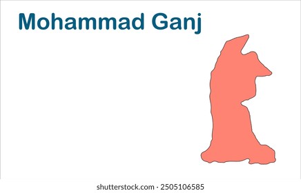 Mohammad Ganj subdivision map, Palamu District, Jharkhand state, Republic of India, Government of Jharkhand, Indian territory, Eastern India, politics, village, tourism