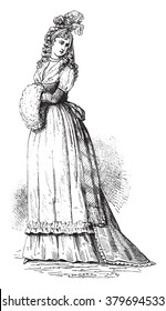 Mohammedan turban, (Cabinet of Harlem modes.), vintage engraved illustration. Magasin Pittoresque 1880.