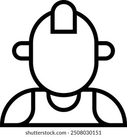 Mohawk icon. Thin linear style design isolated on white background