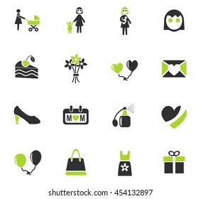 mohter day web icons for user interface design